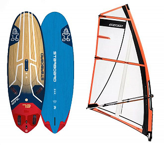 Доска для виндсерфинга Starboard Isonic Slalom 73 Wood Sandwich