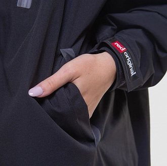Мембранная унисекс парка RED ORIGINAL EVO с капюшоном stealth black вид 7