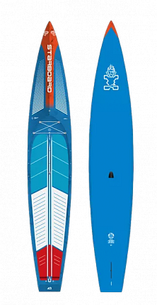Жесткий сапборд Starboard Gen R Blue Carbon 14'0" х 27" с чехлом (2025)