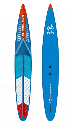 Жесткий сапборд Starboard All Star Blue Carbon Sandwich 14'0" x 24.5" (2025)