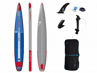 Надувная детская SUP доска Starboard 12'6”х21”х4.75” SUP Kid Racer Deluxe SC