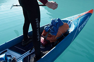 Жесткий сапборд Starboard Sprint Expedition Blue Carbon Sandwich 14'0" x 27.5" (2025) вид 3