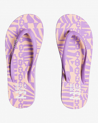 Шлепанцы женские Billabong Dama, сиреневые