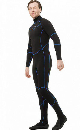 Костюм неопреновый мужской SUP face YMT39 2.5 мм, длинный вид 3