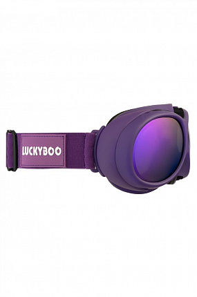 Детская горнолыжная маска LUCKYBOO L3 фиолетовый (one size)