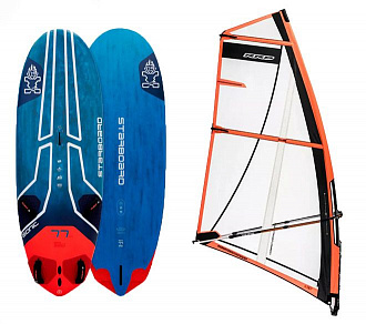 Доска для виндсерфинга Starboard Isonic Slalom 73 Carbon Reflex Sandwich