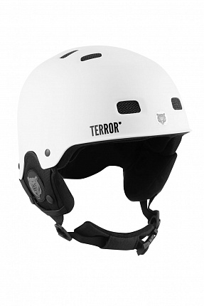 Шлем горнолыжный / для сноуборда TERROR - PARK белый, размер L 59-62 см (2024-2025)
