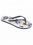 Обувь пляжная женская ROXY To The Sea Ditsy navy/white