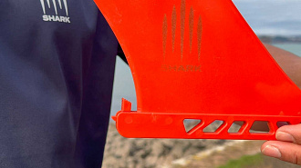 Плавник стеклопластиковый Shark Click Fin 2025 9“ вид 7