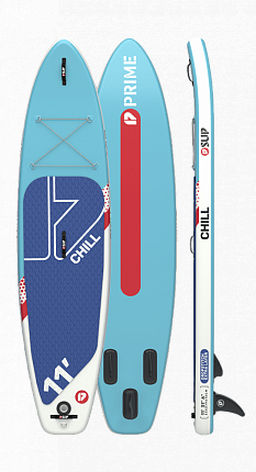 Доска SUP надувная PRIME 11'x32"x6" Chill blue вид 1