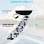 Складной туринговый плавник DIODON SLIDE-IN черный с рисунком на лопасти