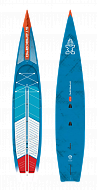 Жесткий сапборд Starboard Sprint Expedition Blue Carbon Sandwich 14'0" x 29.5" (2025)