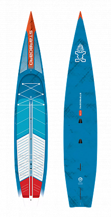 Жесткий сапборд Starboard Sprint Expedition Blue Carbon Sandwich 14'0" x 29.5" (2025)