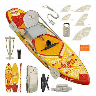 Надувная сап-доска iTaoStar Daisy Golden 11'6''x35"x6" orange