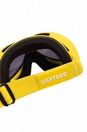 Детская горнолыжная маска LUCKYBOO L3 желтый (one size) вид 3