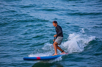 Жесткий сапборд Starboard Generation Blue Carbon 12'6" x 28" (2025) вид 12