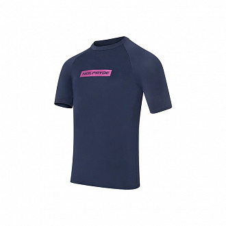 Мужской рашгард с коротким рукавом Rise Rashguard S/S C2 deepblue