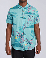 Рубашка мужская Billabong sundays floral голубая