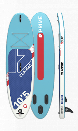 Доска SUP надувная PRIME 10'5x34"x6" Classic blue вид 1