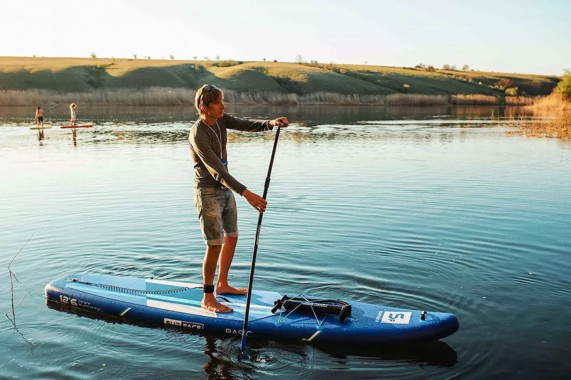 SUP face Basic 12'6"x32"x6" в Топ лучших сап-досок 2025 года SUP face Basic 12'6"x32"x6" в десятке лучших сапбордов 2025 года