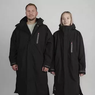 Мембранная парка унисекс Red Paddle Pro Change Jacket Evo с капюшоном черная