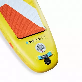 Доска надувная TERRO SUP Yellow 12'6"x29"x6" RACE желтая вид 5