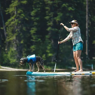 Спасательный жилет для собак RUFFWEAR темно-синий вид 5