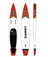 Жесткий сапборд INFINITY Whiplash Hollow Dugout 14'0"x22.5" 272L gold/crimson (2025)