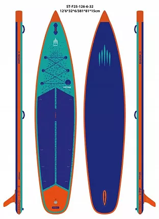 Надувной сапборд Shark Venture Touring 12'6x32x6 (2025)