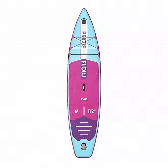 Сапборд надувной SUP Prime 11'2"x33"x6" Flow light blue (2025) вид 2