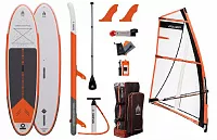 Доска надувная для виндсерфинга Shark 11'0"x34"x6" Windsurfing-Fly X (2024)